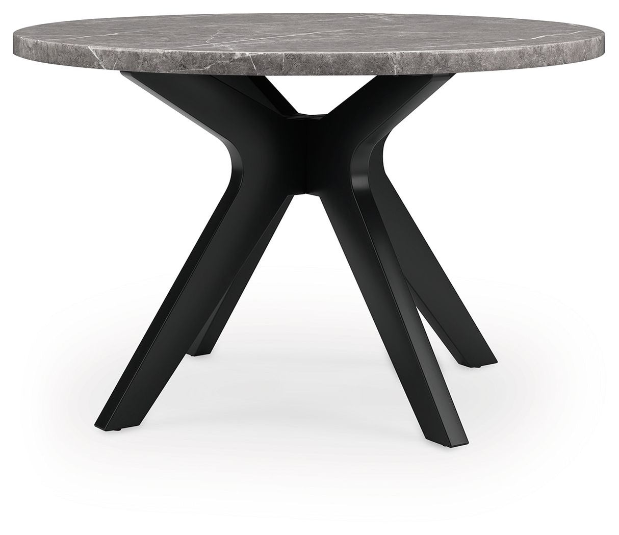 Glinari - 5 Pc. - Dining Room Table, 4 Side Chairs - Taupe / Black
