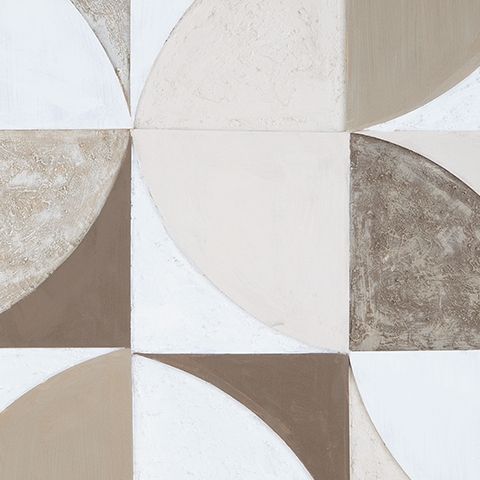 Harelman - Tan / Taupe / White - Wall Art