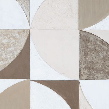 Harelman - Tan / Taupe / White - Wall Art