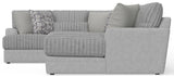 Titan - Sectional With Comfort Coil Seating And Accent Pillows