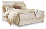 Willowton - Sleigh Bed