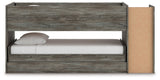 Frandern - Gray - Twin Over Twin Loft Bed