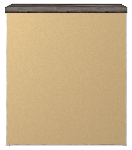 Gerridan - Two Drawer Night Stand - White / Gray