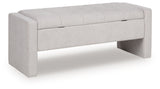 Akselman - Gray - Storage Bench