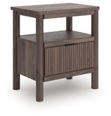 Pamytta - One Drawer Night Stand - Brown