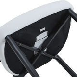 Minimalist Ergonomic Dining Chair With Curved Backres (Set of 4)