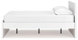 Onita - White - Queen Panel Platform Bed