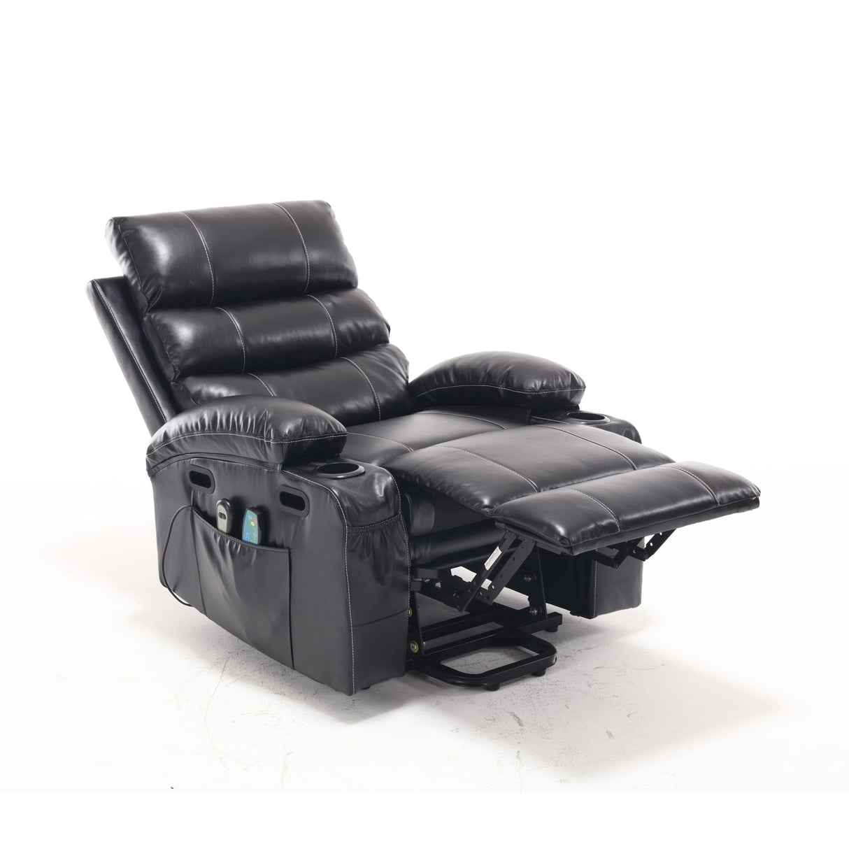Cozy Electric Power Lift Recliner Chair Sofa For Elderly With Vibration Massage And Lumbar Heat