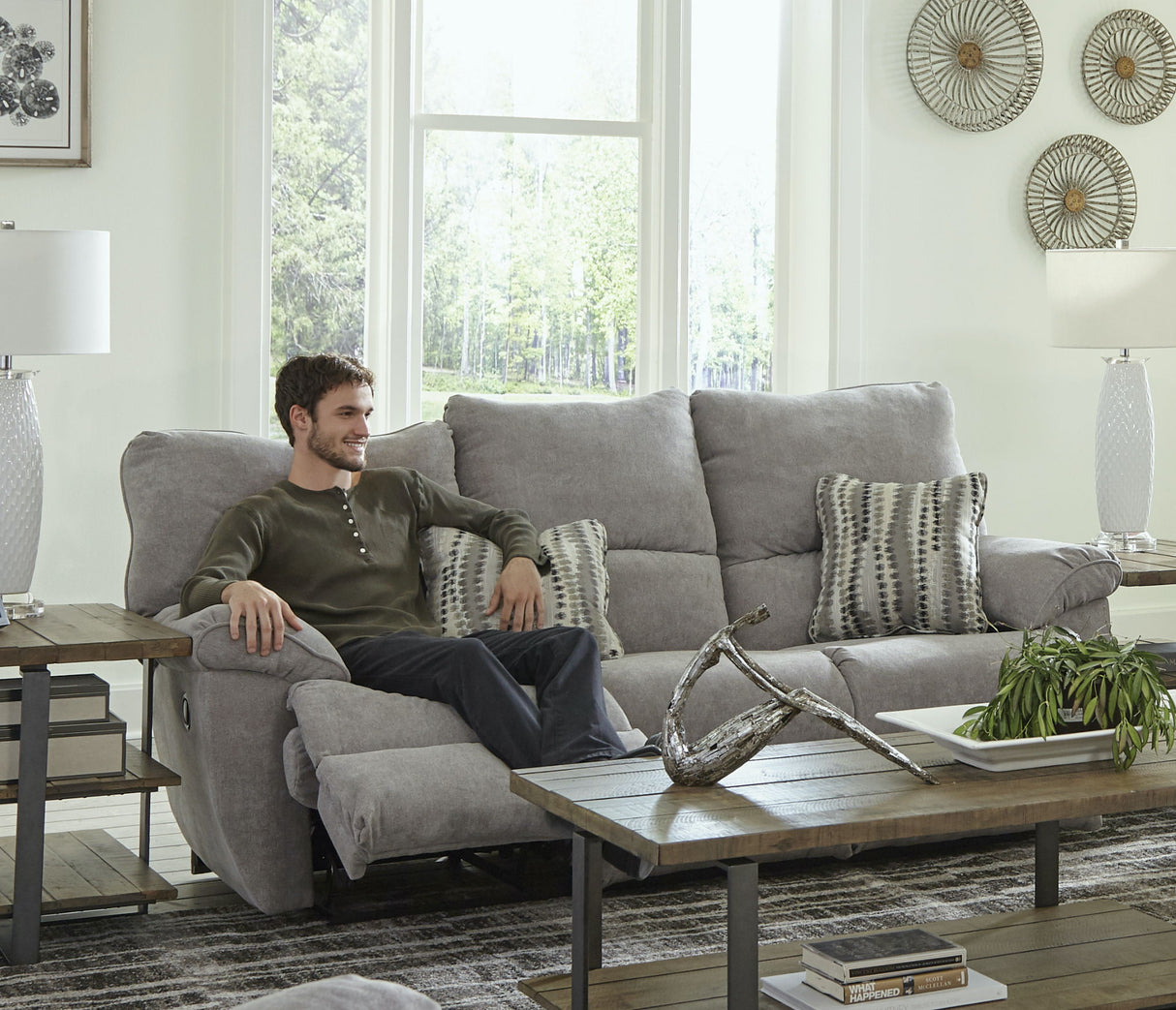 Sadler - Lay Flat Reclining Sofa