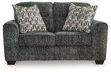 Lonoke - Loveseat - Gunmetal