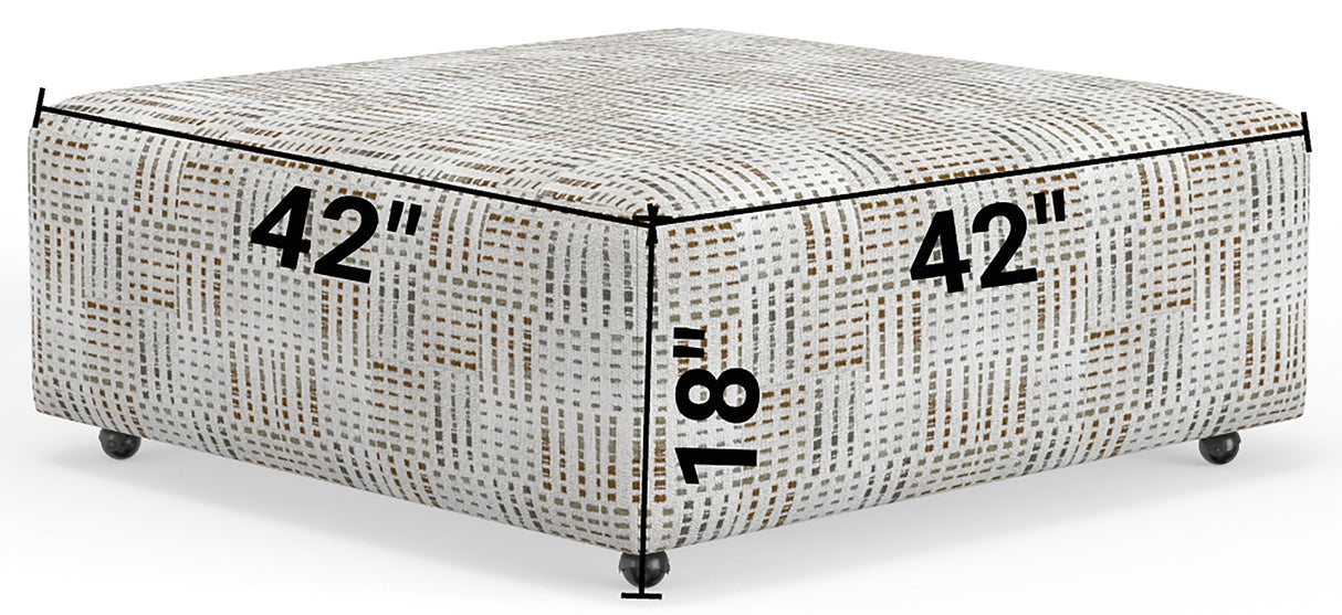 Kellen - Castered Cocktail Ottoman