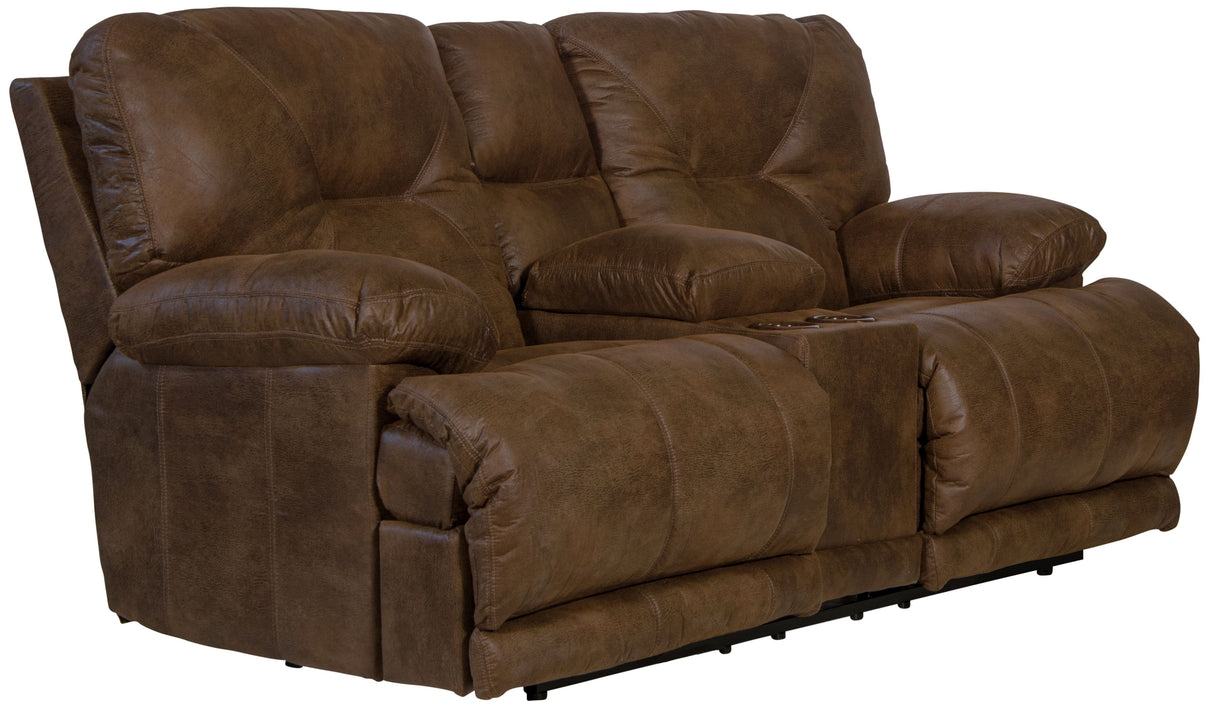 Voyager - Lay Flat Console Reclining Loveseat