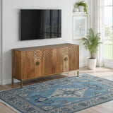 Asher 4 Door Accent Cabinet