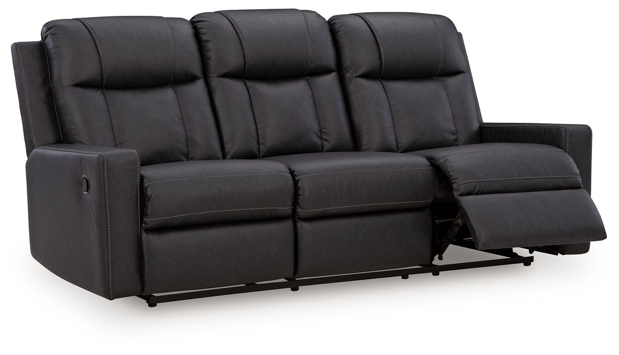 Mackmenville - Reclining Sofa - Carbon