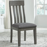 Hallanden - Dining UPH Side Chair (Set of 2) - Black / Gray