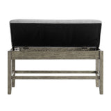 Grayson - Counter Bench - Gray / Light Brown