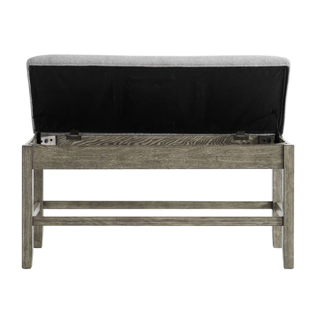 Grayson - Counter Bench - Gray / Light Brown