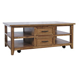 Claremont - Coffee Table - Wire Brush Brown
