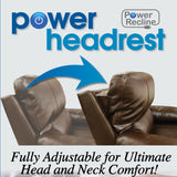 Unity - Power Headrest Power Rocker Recliner  With CR3 Heat/Massage