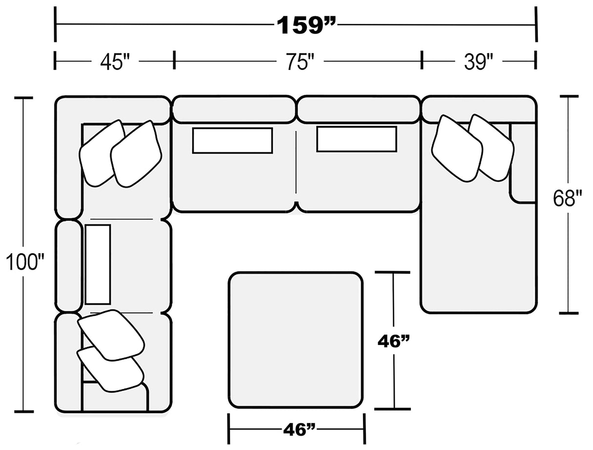 Logan - Upholstered Sectional Set