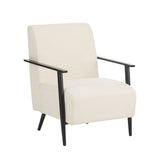 Modern Lounge Chair With Polyester Upholstery
