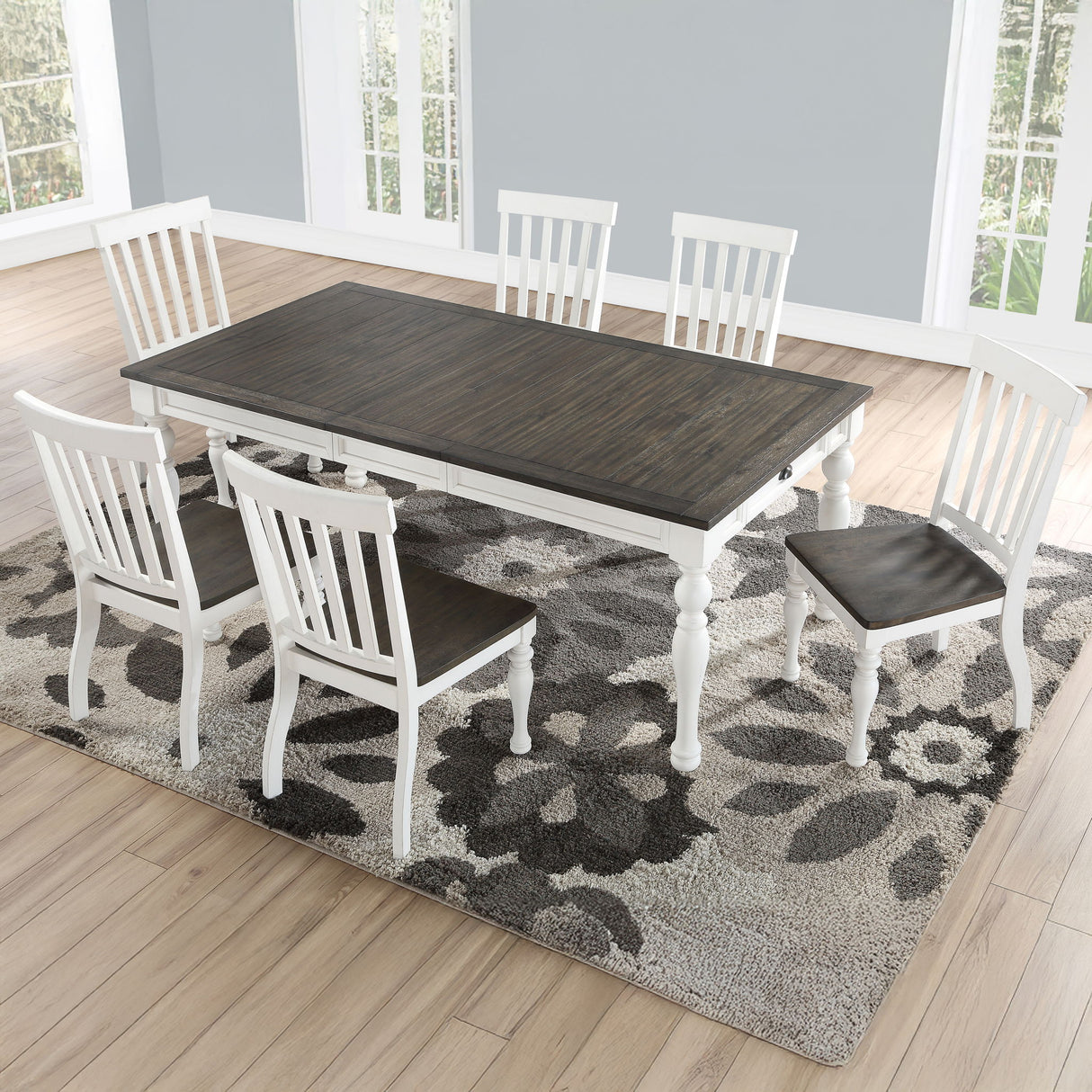 Joanna - Dining Table - Two Tone
