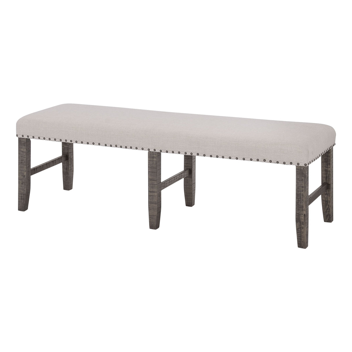 Willow Creek - Dining Bench - Distressed Brown / Beige