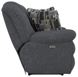 Trifecta - Power Reclining Loveseat - Smoke