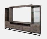 East Hampton - Media Wall - Distressed Gray
