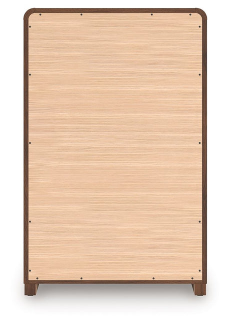 Fortlorn - Walnut Brown - Five Drawer Chest