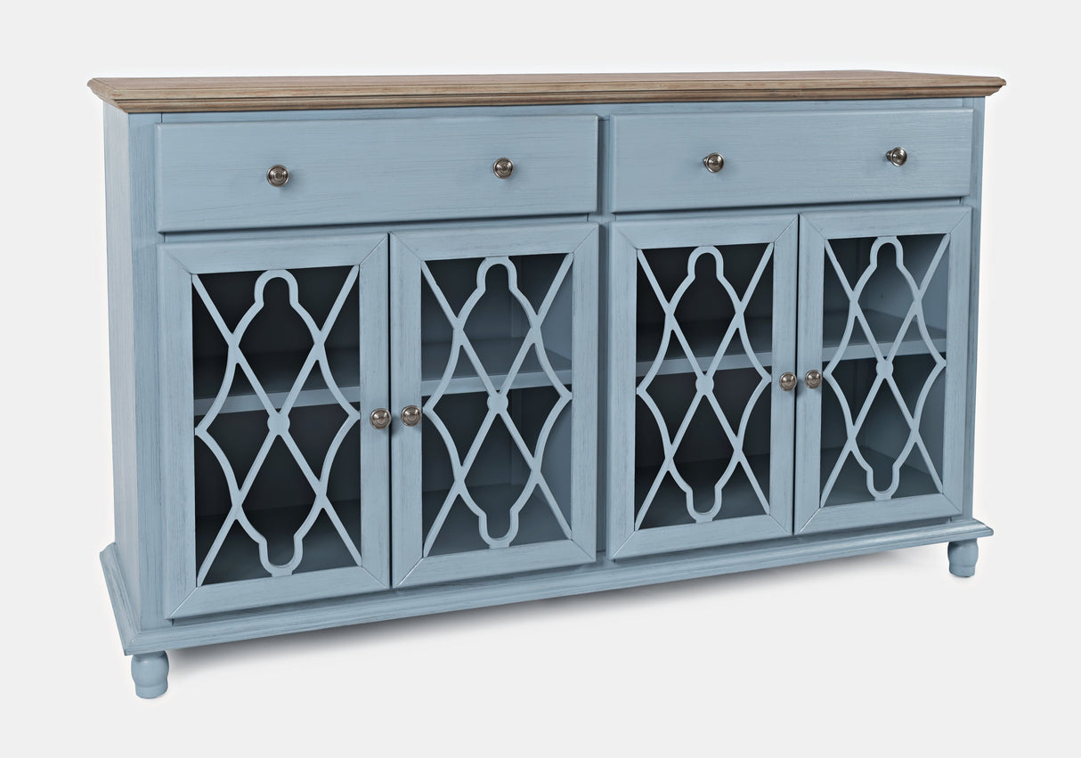 Aurora Hills 4 Door Accent Cabinet
