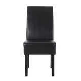 Contemporary Dining Chair With Rubberwood Legs (Set of 2)