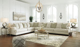 Rawcliffe - Left Arm Facing Sofa 4 Pc Sectional - Parchment