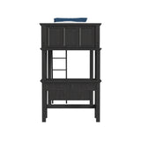 Hampton Kids - Loft Bed With Ladder And Desk With Speaker
