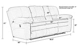 Reyes - Power Lay Flat Reclining Sofa