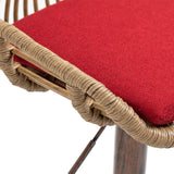 Modern Swivel Bar Stools Adjustable Counter Chairs With Footrest (Set of 2)