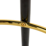 Modern Upholstered 360° Rotatable Bar Chair With Metal Legs For Dining Room (Set of 2)