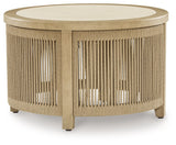 Spooners Cove - Round Cocktail Table - Beige
