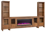 80" Fireplace Entertainment Wall