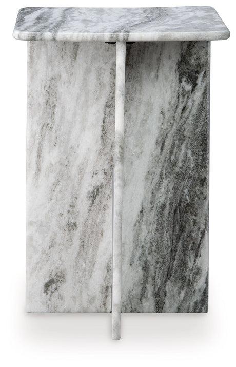 Keithwell - Square Accent Table - Gray