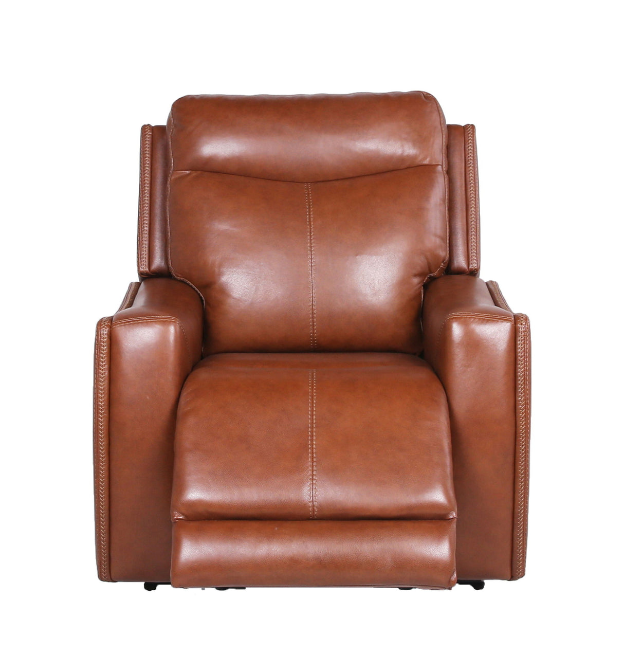 Natalia - Recliner Dual Power Coach - Dark Brown
