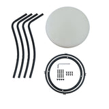 Modern Backless Bar Stools For Kitchen Island (Set of 2)