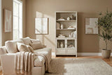 74" Bookcase w/ 2 Doors
