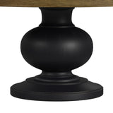 Heritage & Home - Round Dining Table - Oak Brown And Black