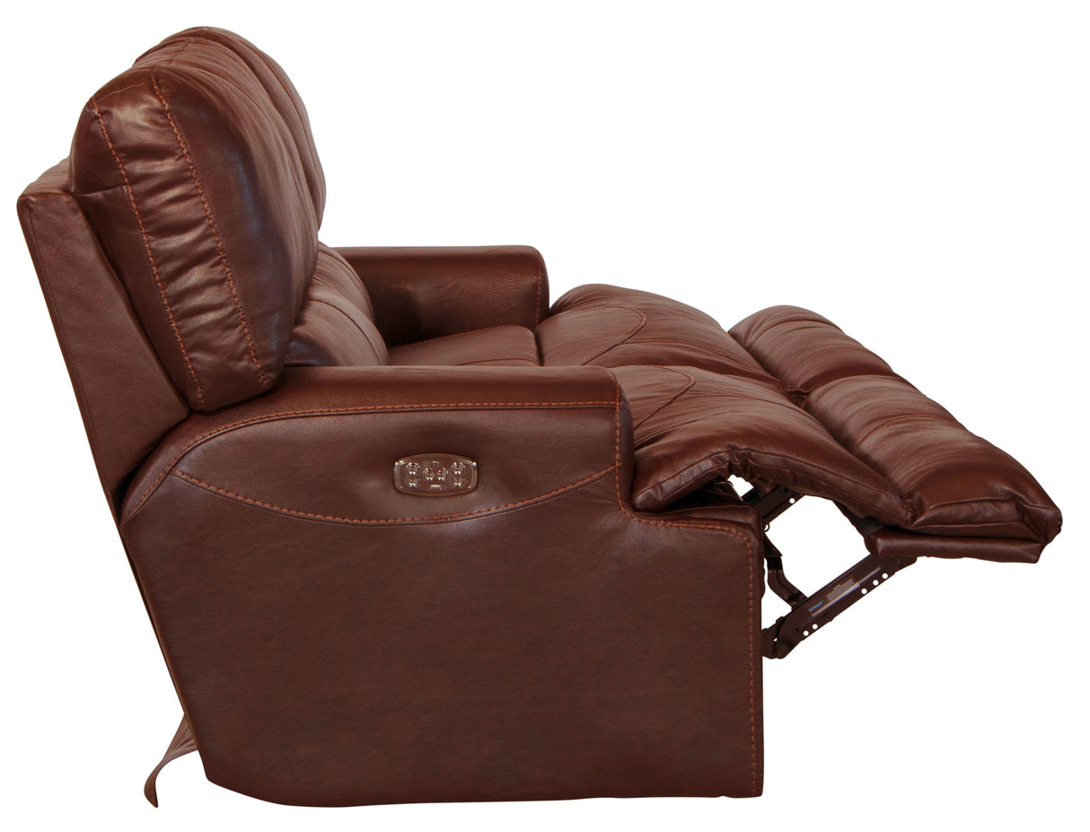 Wembley - Power Headrest With Lumbar Lay Flat Reclining Sofa