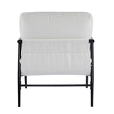 Modern Accent Chair With Plush Cushions, Cozy Seating