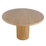 Breck - 48" Pedestal Dining Table - Brown