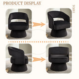Swivel Barrel Chair With 360 Degree Rotation