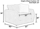 Bucktown - Chair & 1/2 - Parchment
