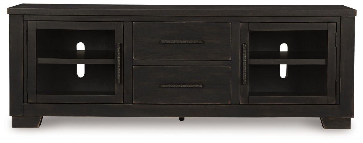 Galliden - Extra Large TV Stand - Black